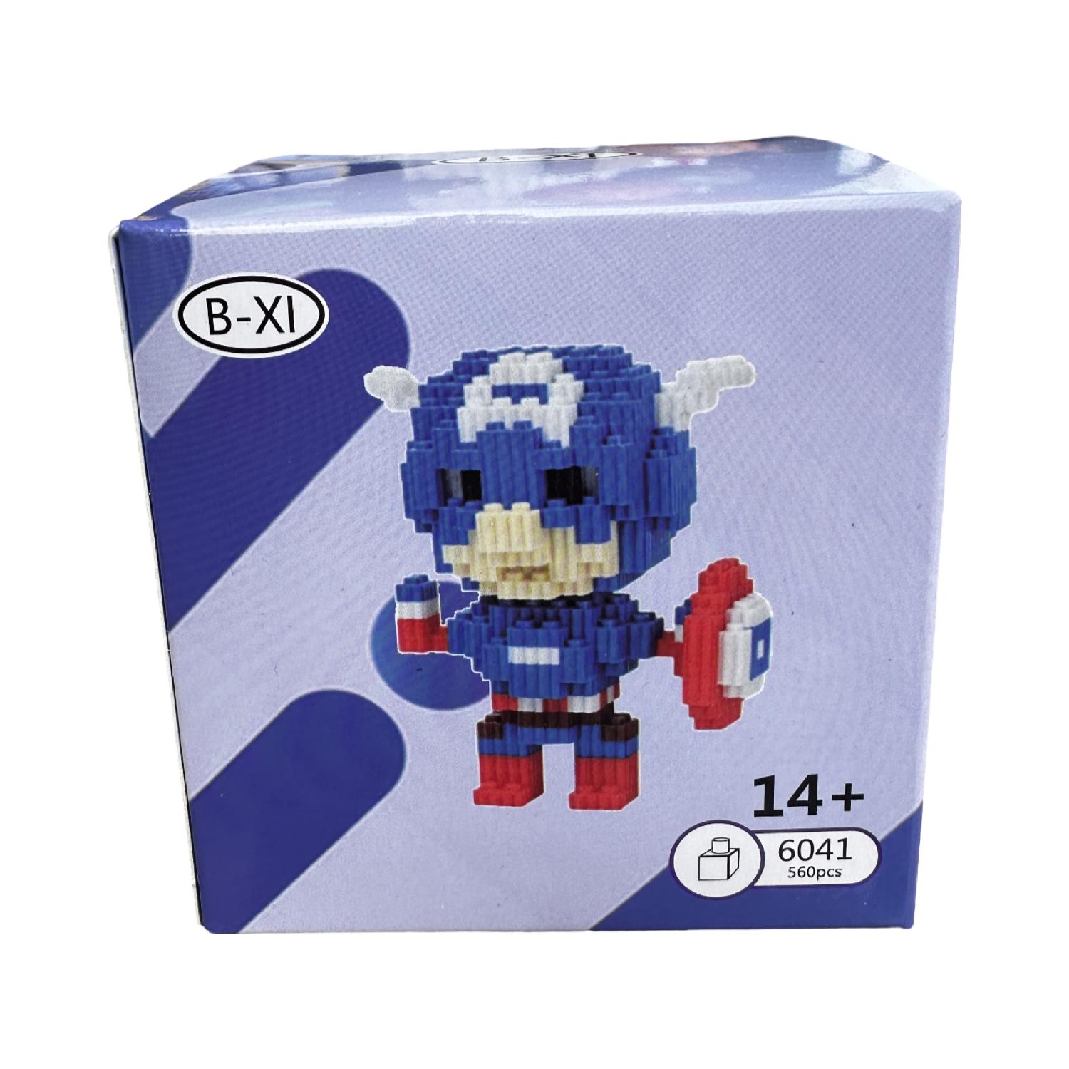 Конструктор Magic Blocks Капитан Америка 560 дет. 12 см (6041)