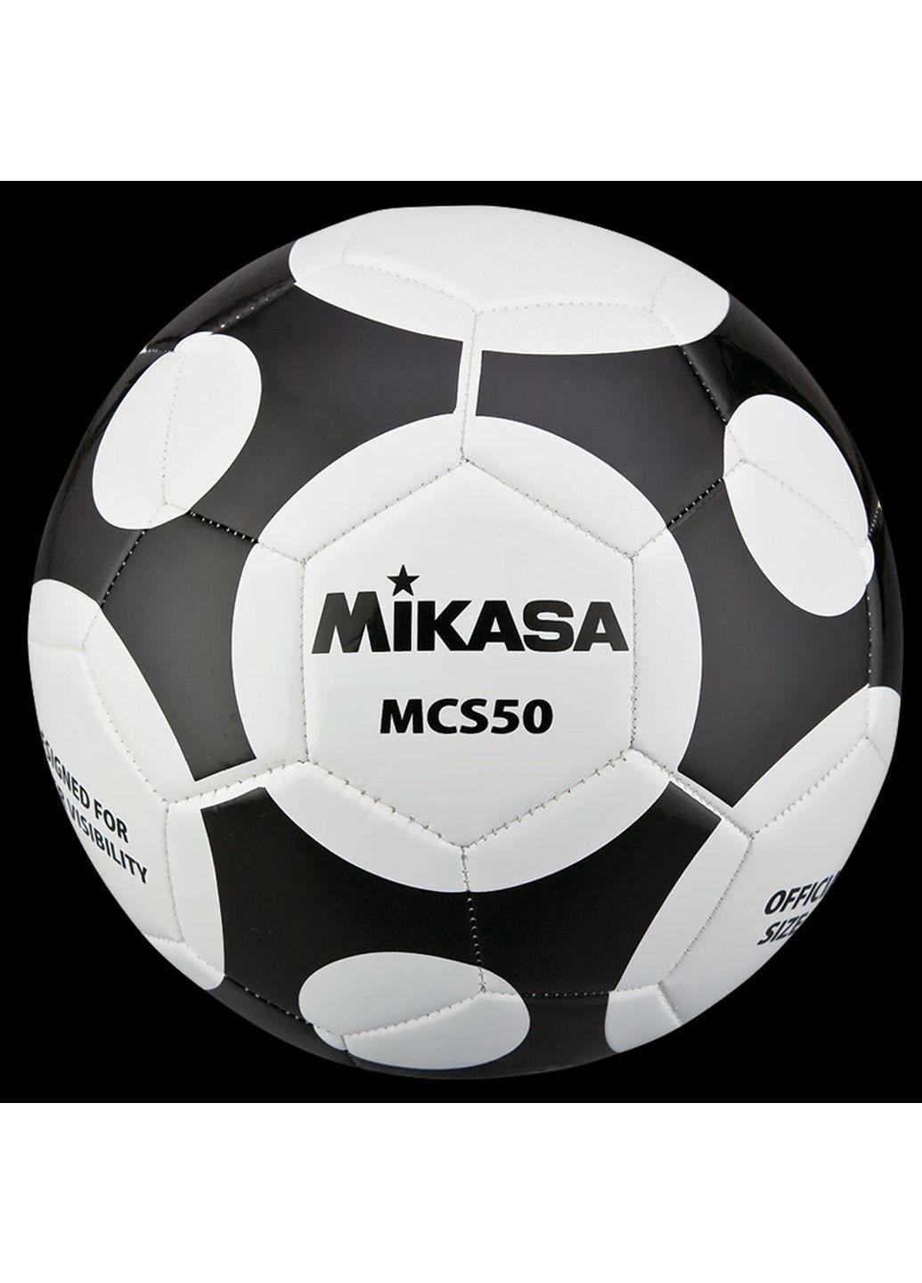 ​Мяч футбольный Mikasa MCS50-WBK р. 5 - фото 2