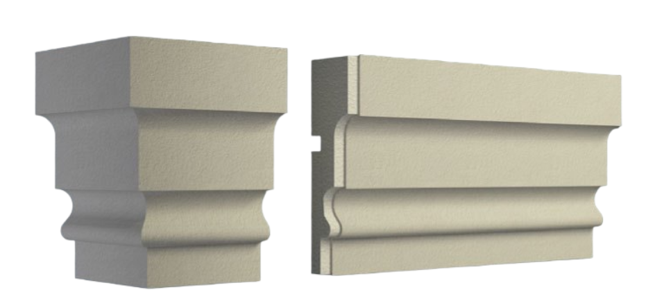 Молдінг для оздоблення фасадів з покриттям МЛ-024