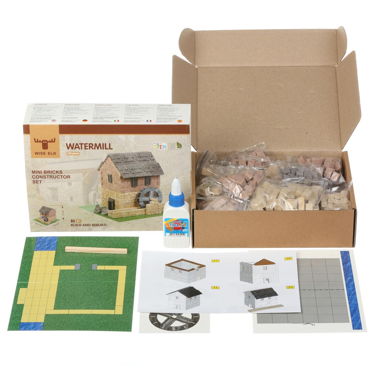 Конструктор керамічний з міні цеглинок Водяний млин - фото 5 Конструктор керамічний з міні цеглинок Водяний млин - фото 5