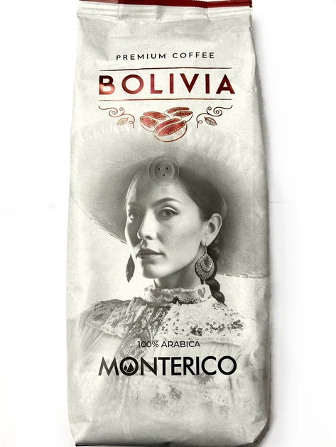 Кава в зернах преміальна болівія арабіка зерно Монтеріко Monterico bolivia 1kg