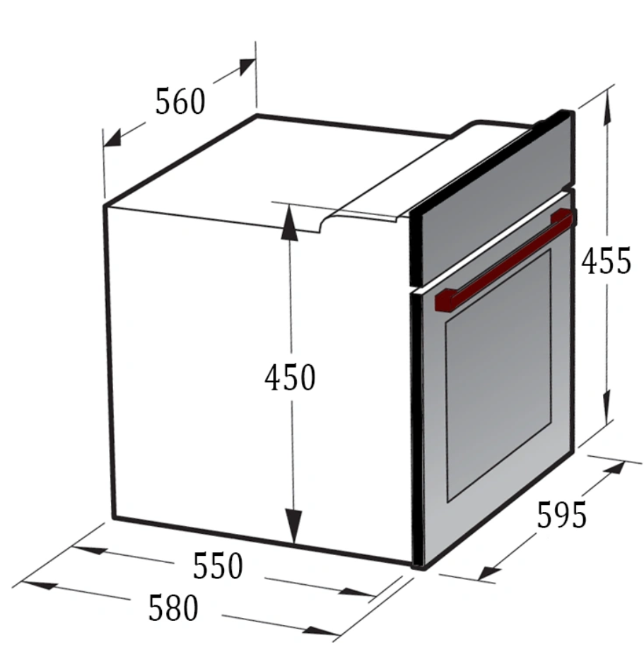 Духова шафа електрична Gunter&Hauer із функцією мікрохвильової печі EOK 4502 - фото 9