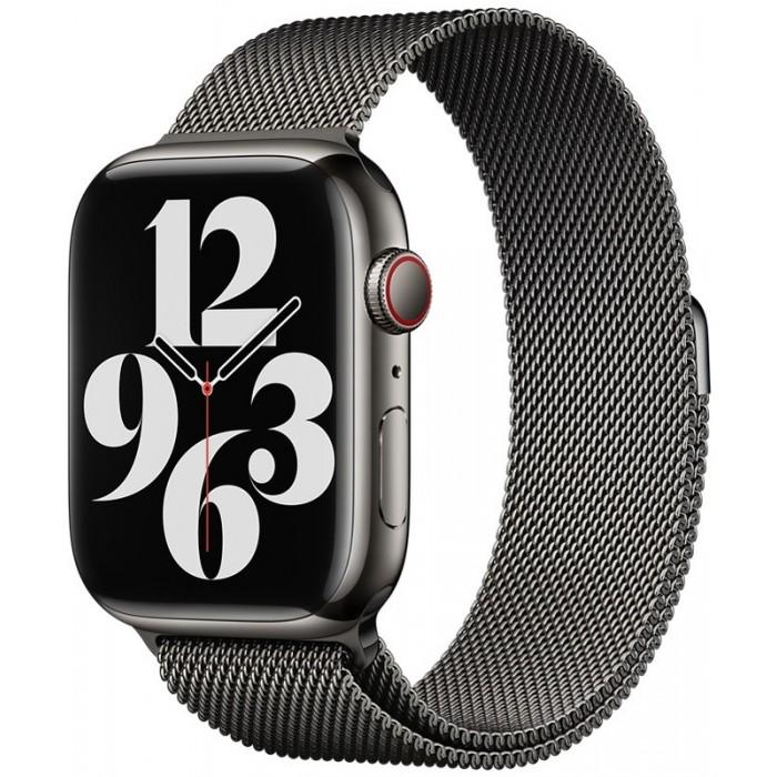 Ремешок для Apple Watch Armor Standart Milanese Loop 42-44 мм Space Grey - фото 1