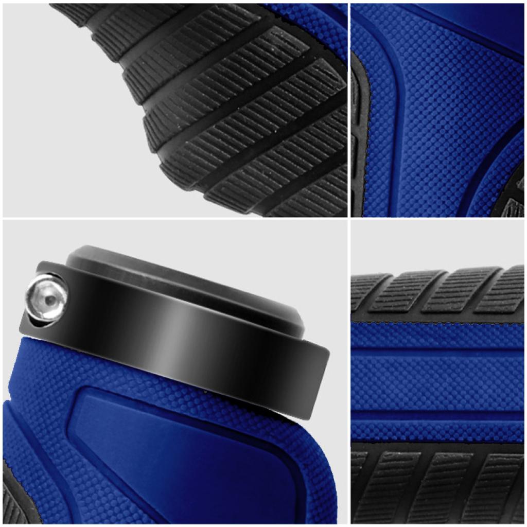 Грипсы West Biking 0804021 анатомические Blue (1378037) - фото 3 Грипсы West Biking 0804021 анатомические Blue (1378037) - фото 3