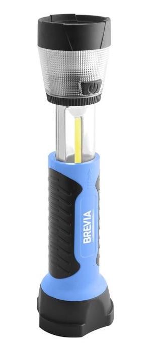 Фонарь инспекционный телескопический Brevia MSG 3 W Cob/1 W 8 LED 300 lm 2000 mAh адаптер AС 220 с магнитом (0011577)
