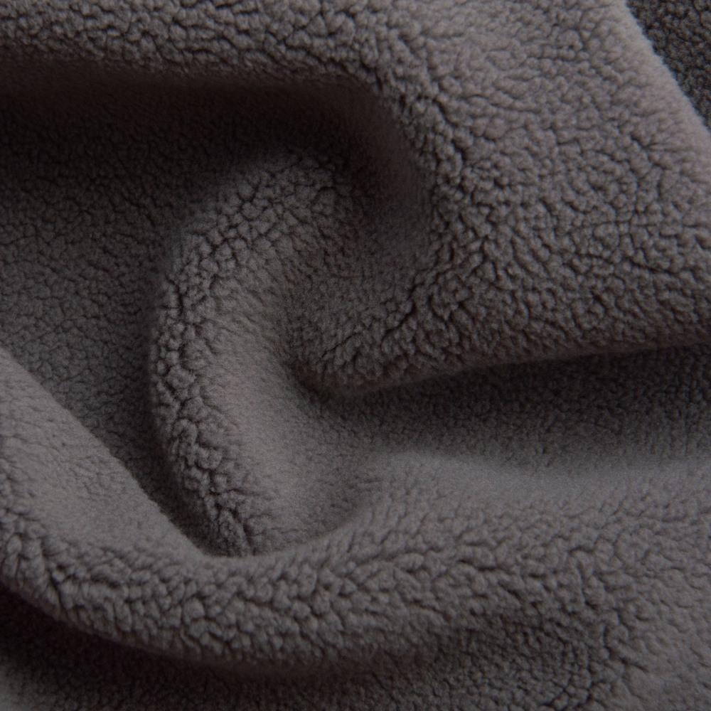 Ткань флис премиум Тедди 360 г/м2 140 см Серый (26624) - фото 3