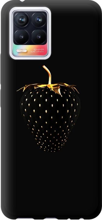 Чехол на Realme 8 Черная клубника (3585b-2303-42517)
