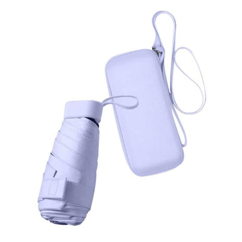 Парасолька-міні з футляром та ремінцем Фіолетовий (c76b4890)