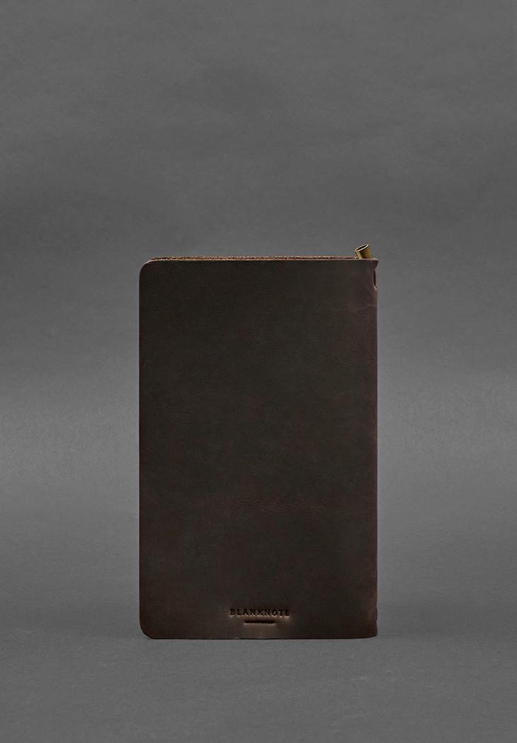 Блокнот кожаный Софт-бук 8.0 Crazy Horse на резинке Темно-коричневый (A-028074) - фото 3 Блокнот кожаный Софт-бук 8.0 Crazy Horse на резинке Темно-коричневый (A-028074) - фото 3