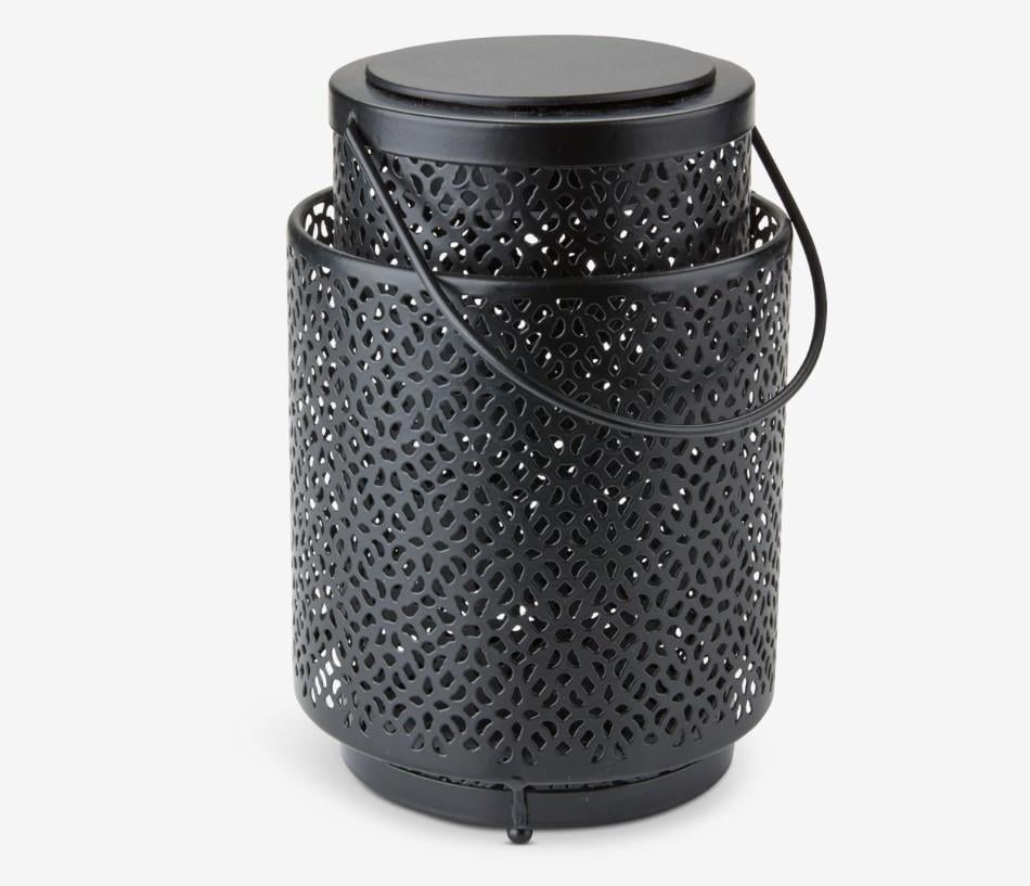 Ліхтар-нічник d 12 см висота 18 см Чорний (e1d24f04)