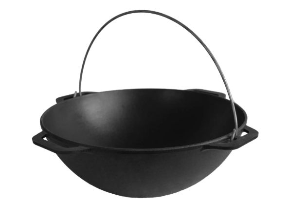 Котел чугунный азиатский Brizoll без крышки 12 л (KA12) - фото 1 Котел чугунный азиатский Brizoll без крышки 12 л (KA12) - фото 1