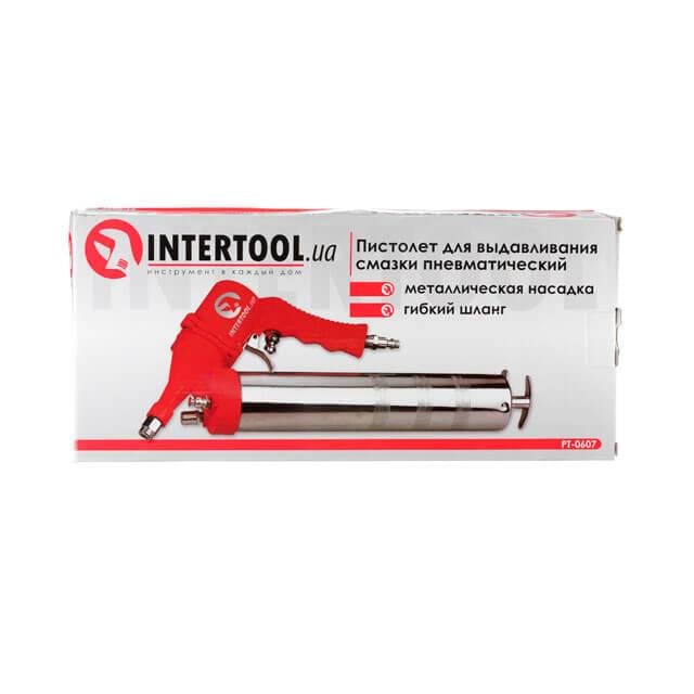 Пістолет для видавлювання змазки Intertool PT-0607 пневматичний (118768) - фото 3 Пістолет для видавлювання змазки Intertool PT-0607 пневматичний (118768) - фото 3