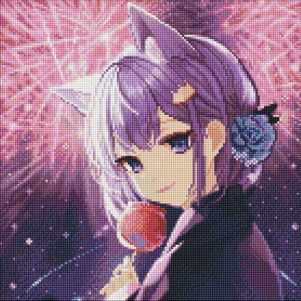 Алмазная мозаика Идейка Фейерверки желаний с голограммными стразами 40x40 см (Id-AMO7712)