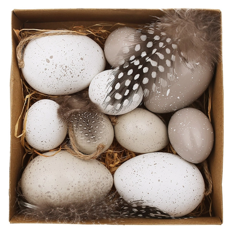 Набір великодніх прикрас на підвісі Писанка мікс 10 шт. (42157)