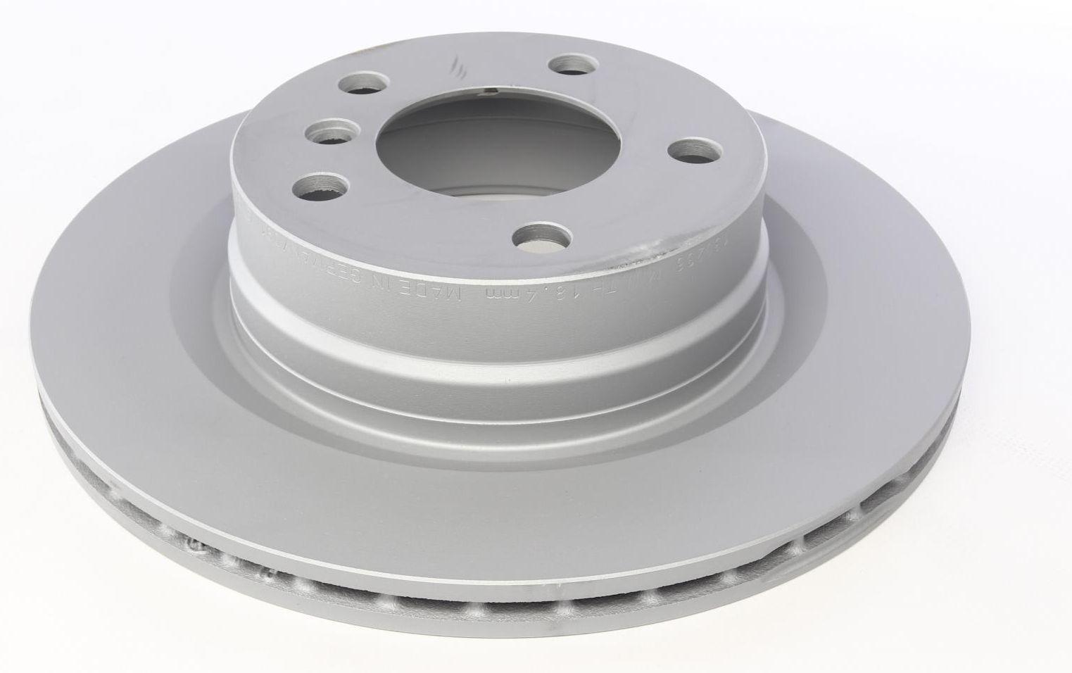Диск тормозной задний ZIMMERMANN для BMW 1 F20/F21/ 3 F30/F31/ 4 F32/F36 11- с покрытием вентилируемый 300x20 мм (150.3498.20)