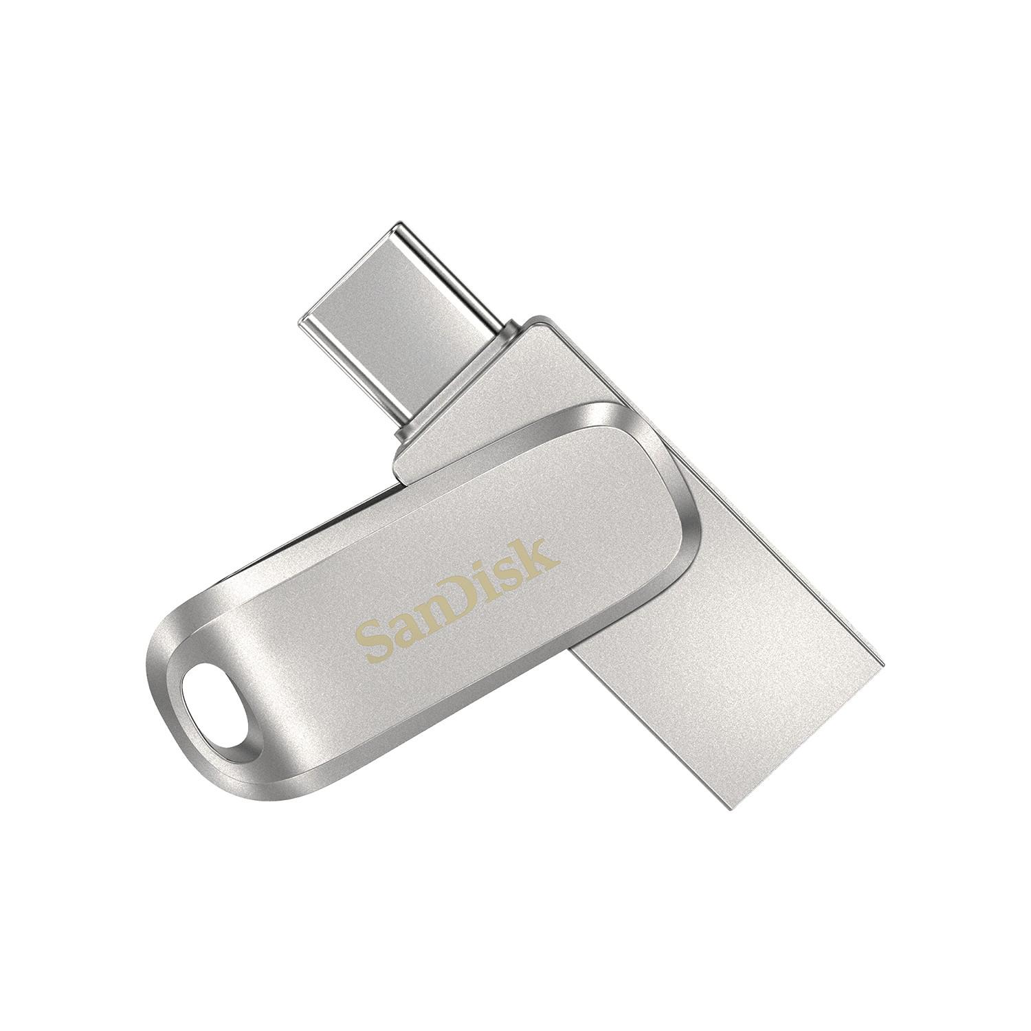 Флеш-память SanDisk Ultra Dual Drive Luxe 64 Гб USB Type-C (11066492) - фото 6