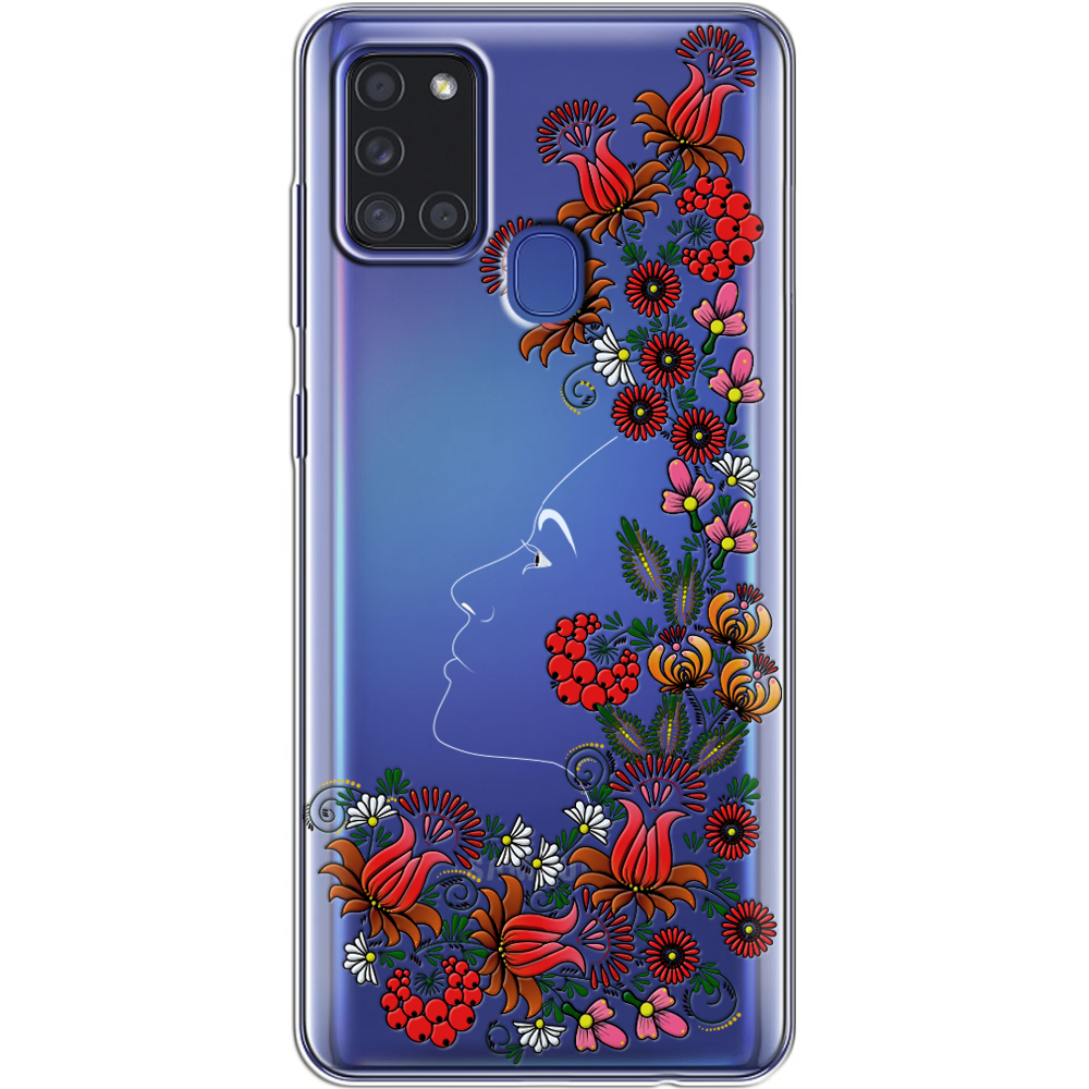 Чехол Boxface Samsung A217 Galaxy A21s 3D Ukrainian Muse Прозрачный силикон (40006-bk64-40006)