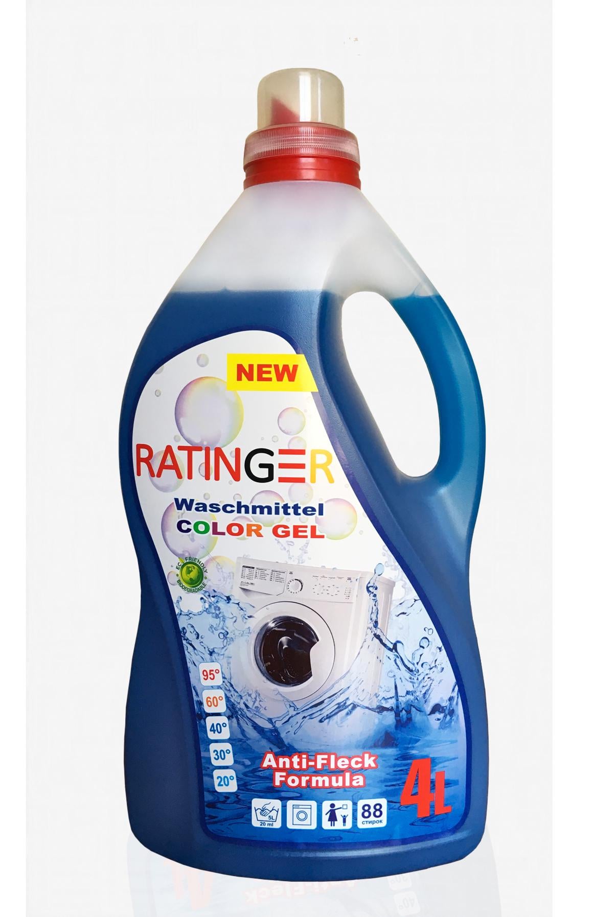 Гель для стирки Ratinger Color Gel 4 л