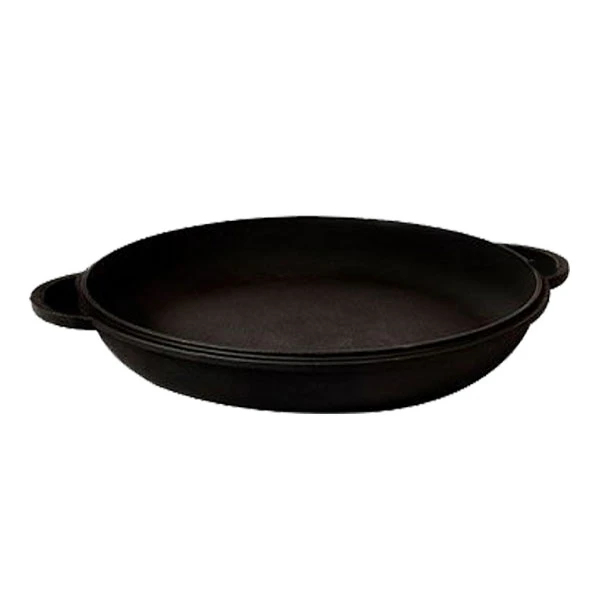 Казан узбецький Наманганський Davr Metall на 22 л чавунний з плоским дном та кришкою-сковородою Чорний (124-131-UZ2-22) - фото 3 Казан узбецький Наманганський Davr Metall на 22 л чавунний з плоским дном та кришкою-сковородою Чорний (124-131-UZ2-22) - фото 3