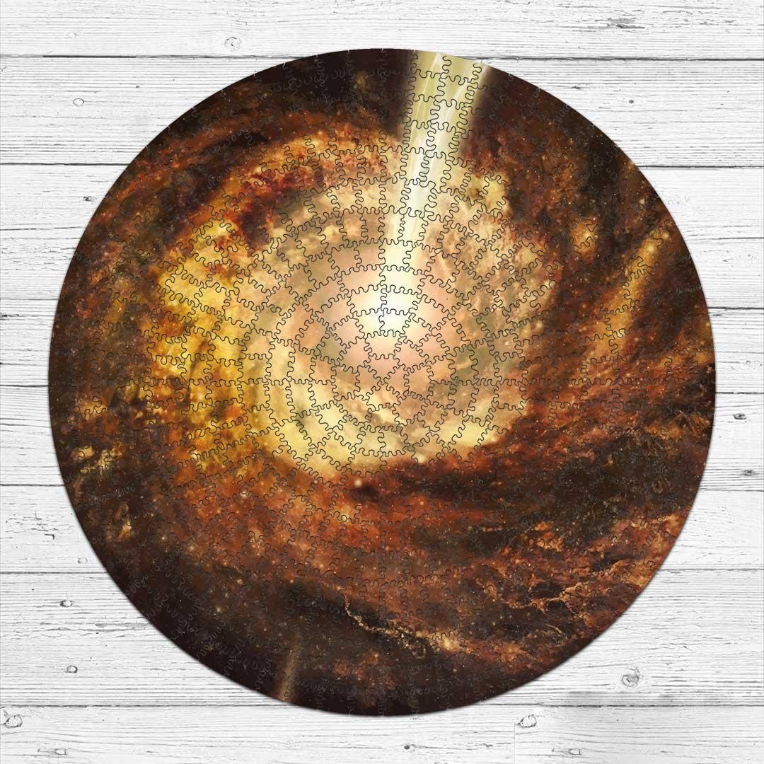 Деревянный пазл Галактика 30х30 см с мешочком на затяжках (PZL20008-S)