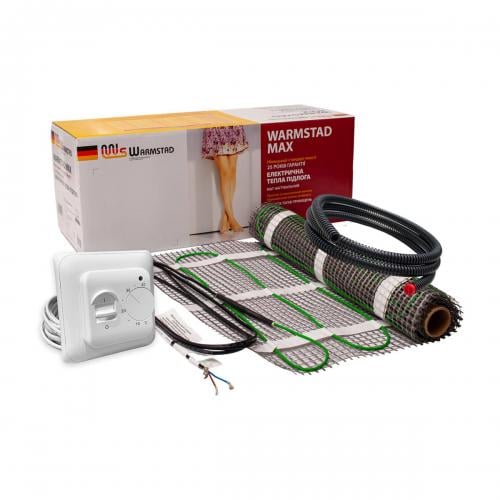 Комплект мат нагрівальний Warmstad Max EcoPRO-300-2.0/150 W/m2 з терморегулятором RTP