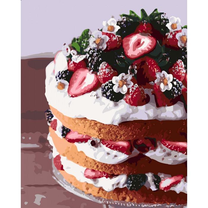 Картина по номерам Идейка"Клубничный вкус" 40х50 см (KHO5587)