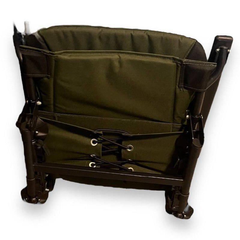 Стілець рибальський розкладний Модель-1 з підлокітниками та регульованими ніжками (8354-1) - фото 10