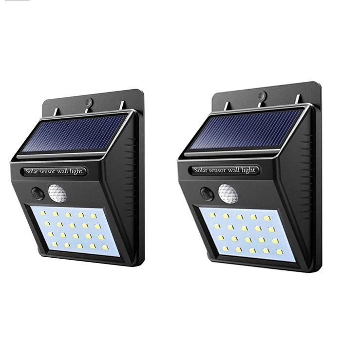 Светодиодный фонарь Solar Smart Light 609-30 30 LED 2 шт Черный (5115lmn2pcs)