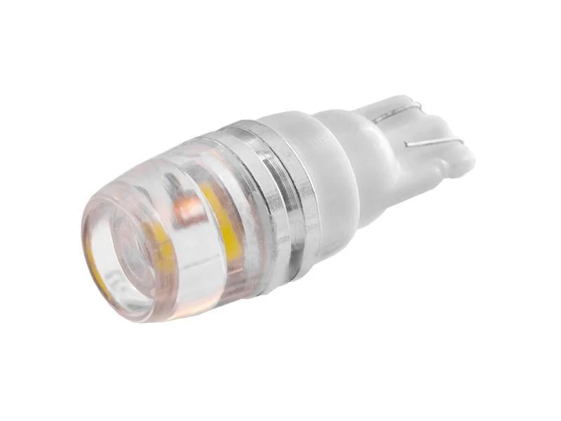 Автомобільна лампа світлодіодна LEDUA T10-5630-2 SMD з лінзою ввігнута 12V Білий (2405)