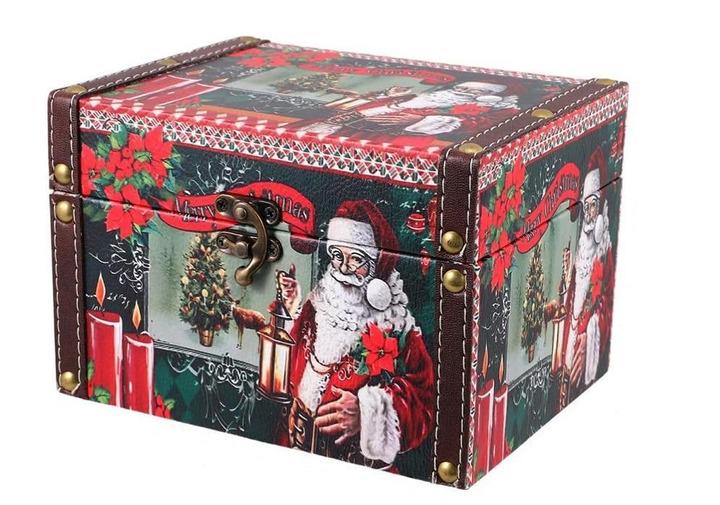 Ящик для украшений новогодний M 24х17х9 см (R96438-M)