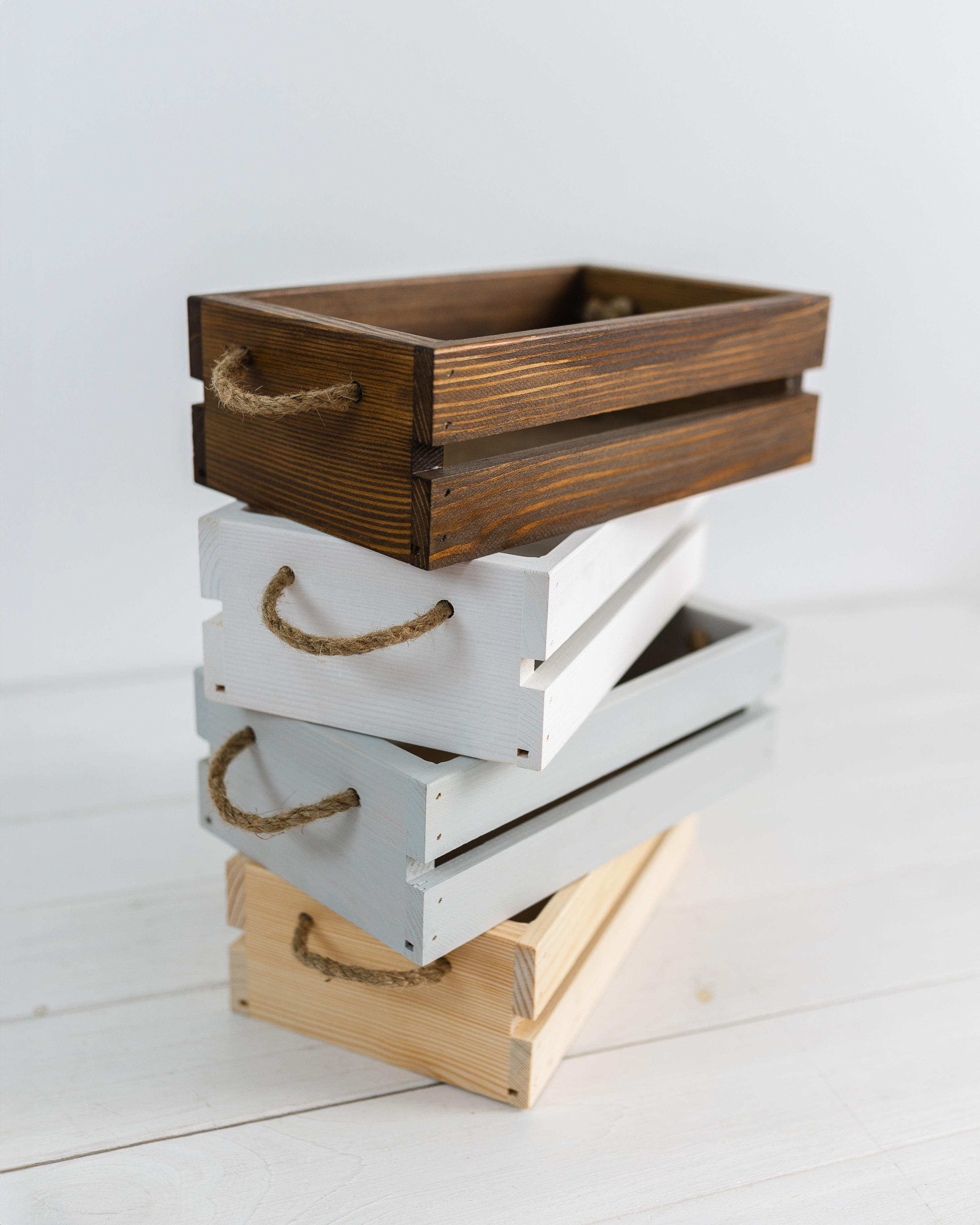 Ящик деревянный декоративный Скандинавия Белый (0002055) - фото 6 Ящик деревянный декоративный Скандинавия Белый (0002055) - фото 6