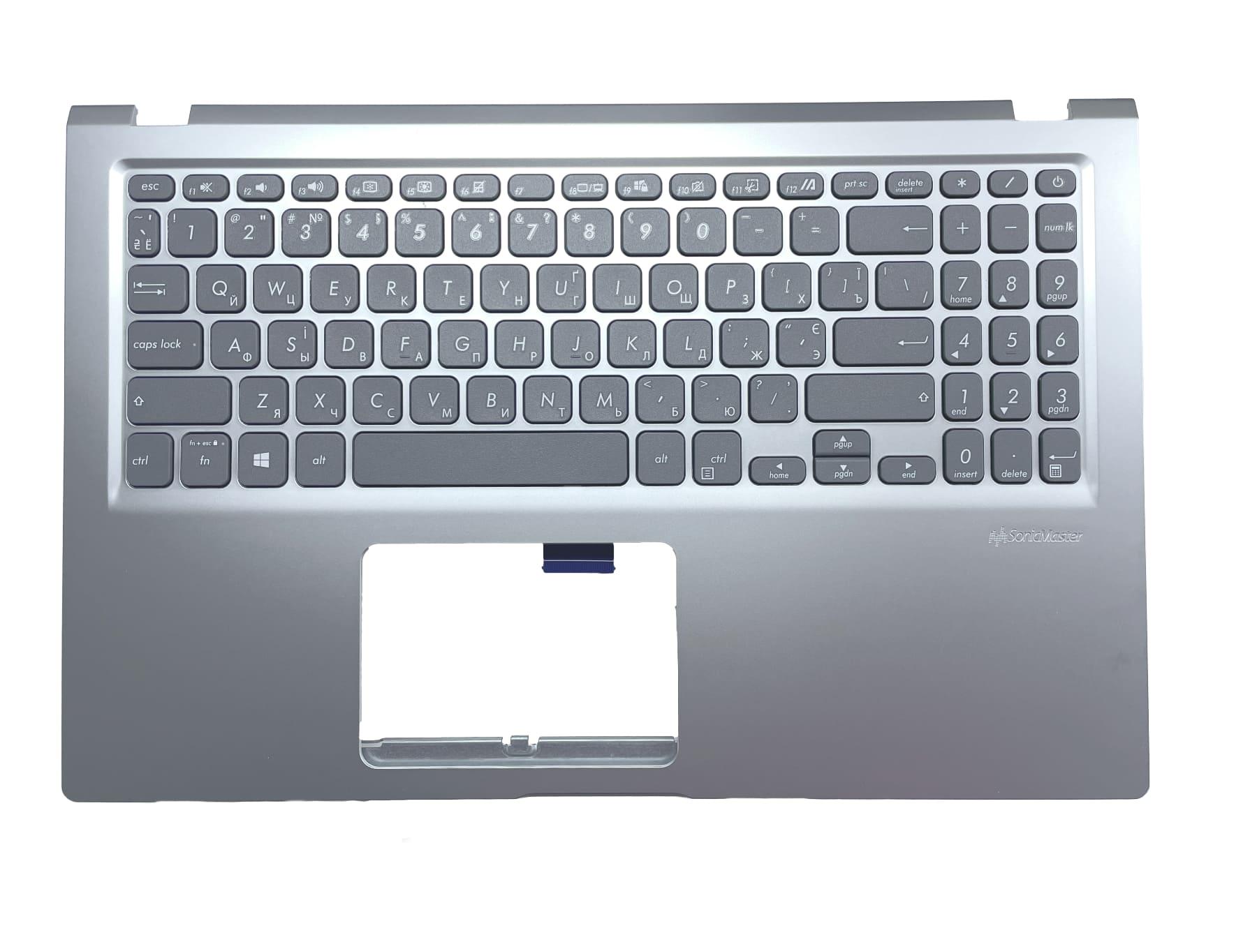 Верхняя панель и клавиатура для ноутбука Asus X515/M515/X1500EA ver без MicroSD (90NB0SR2-R34UA0)