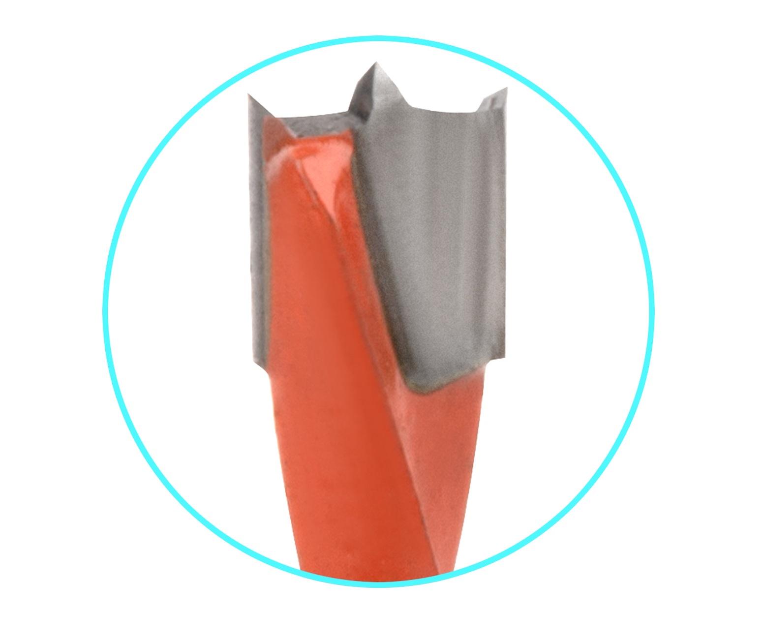 Сверло глухое TEREX левое d 15 мм L 70 мм (000090) - фото 3 Сверло глухое TEREX левое d 15 мм L 70 мм (000090) - фото 3