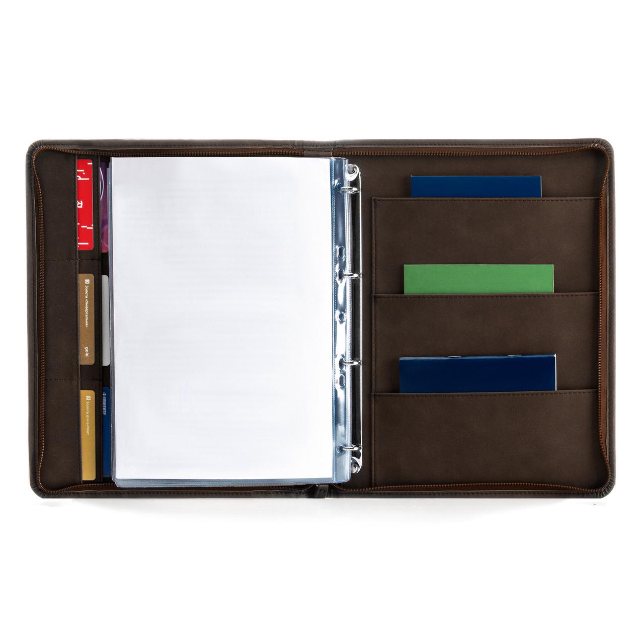 Папка для семейных документов Classic А4 эко кожа Коричневый (Н 532-00-009320) - фото 3 Папка для семейных документов Classic А4 эко кожа Коричневый (Н 532-00-009320) - фото 3