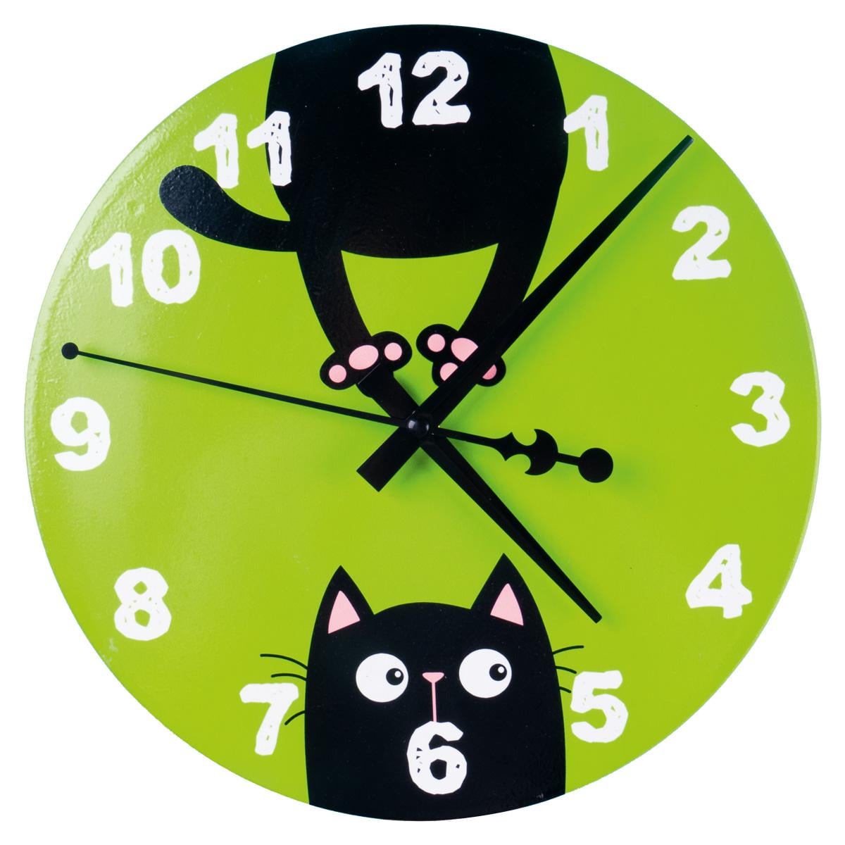 Часы настенные AMIRI HOME Черный кот (VG1006)
