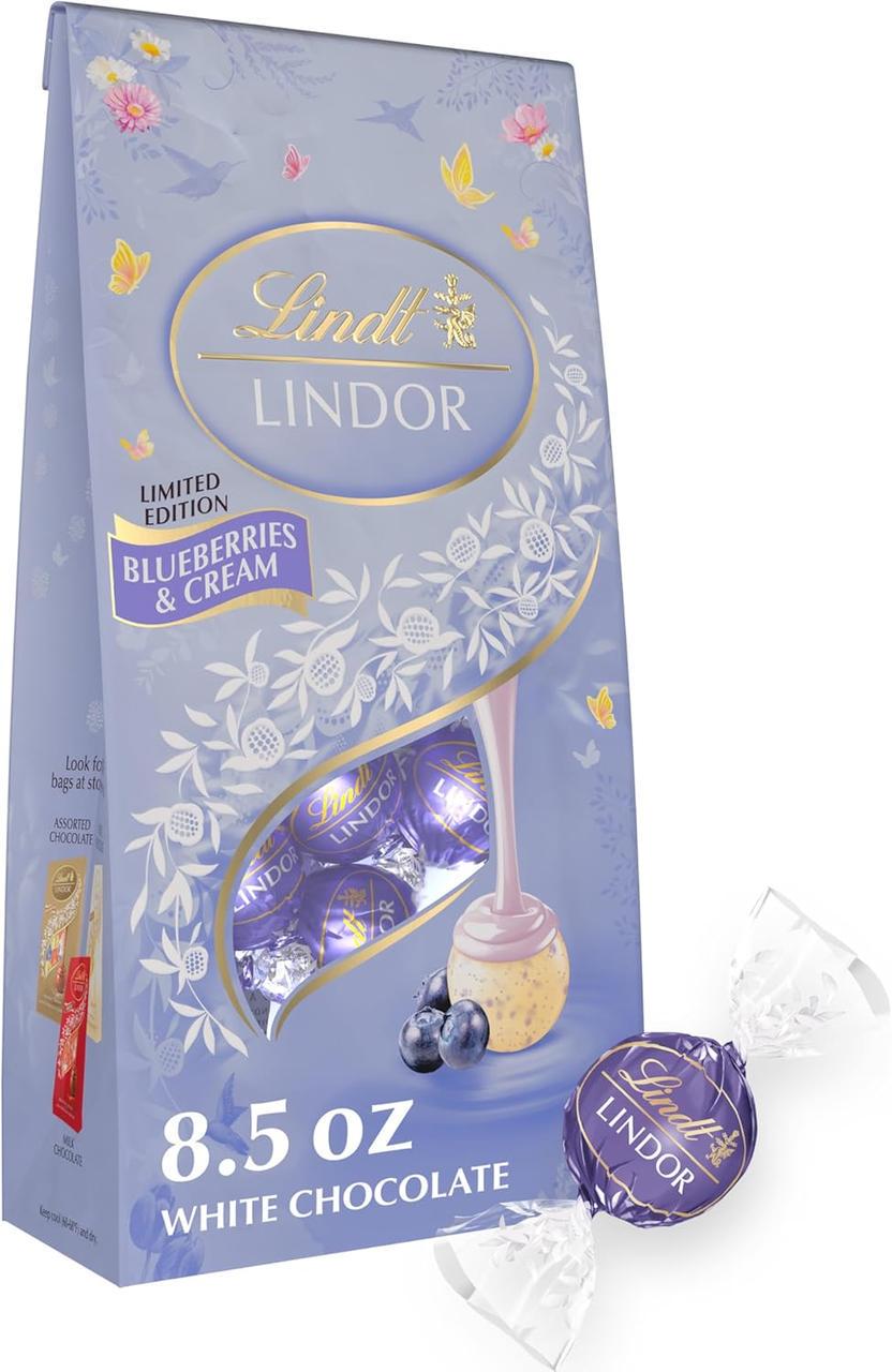 Конфеты шоколадные Lindt Lindor Blueberries Cream White Chocolate Candy 144 г (2581369117) Конфеты шоколадные Lindt Lindor Blueberries Cream White Chocolate Candy 144 г (2581369117)