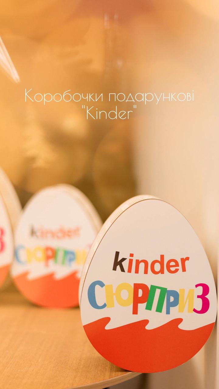 Подарочная коробка Kinder деревянный сюрприз Белый - фото 4