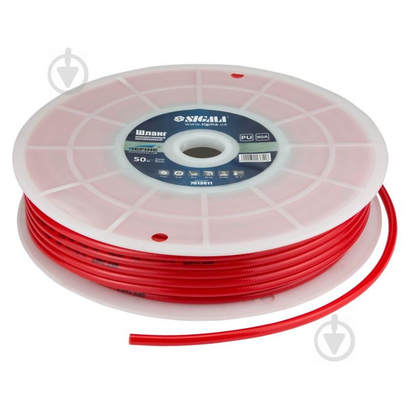 Шланг в бухте полиуретановый (PU) армированный 50м 5.5×8мм REFINE (7013611) - фото 2 Шланг в бухте полиуретановый (PU) армированный 50м 5.5×8мм REFINE (7013611) - фото 2