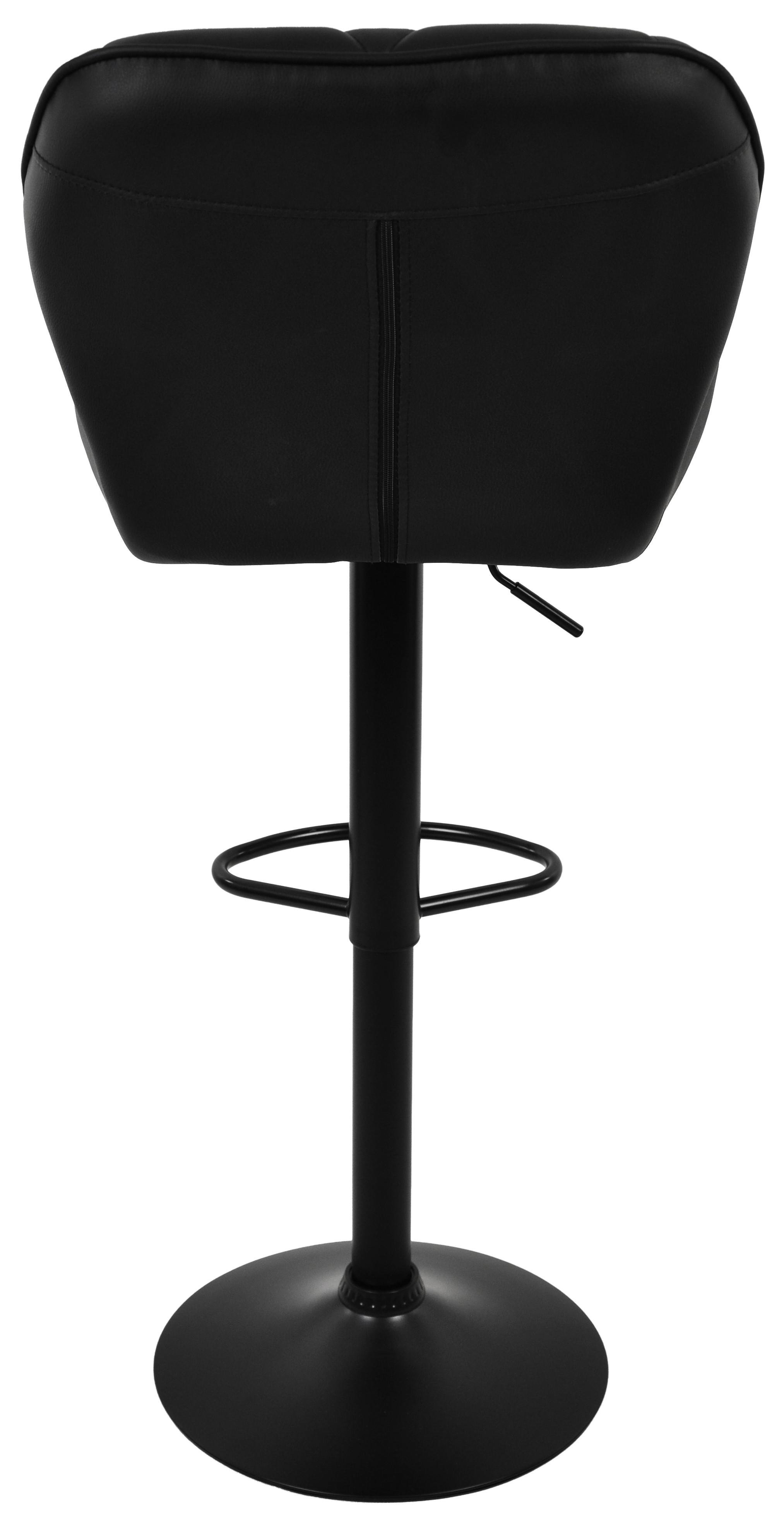 Барный стул со спинкой Bonro B-087 Черный (3838) - фото 7