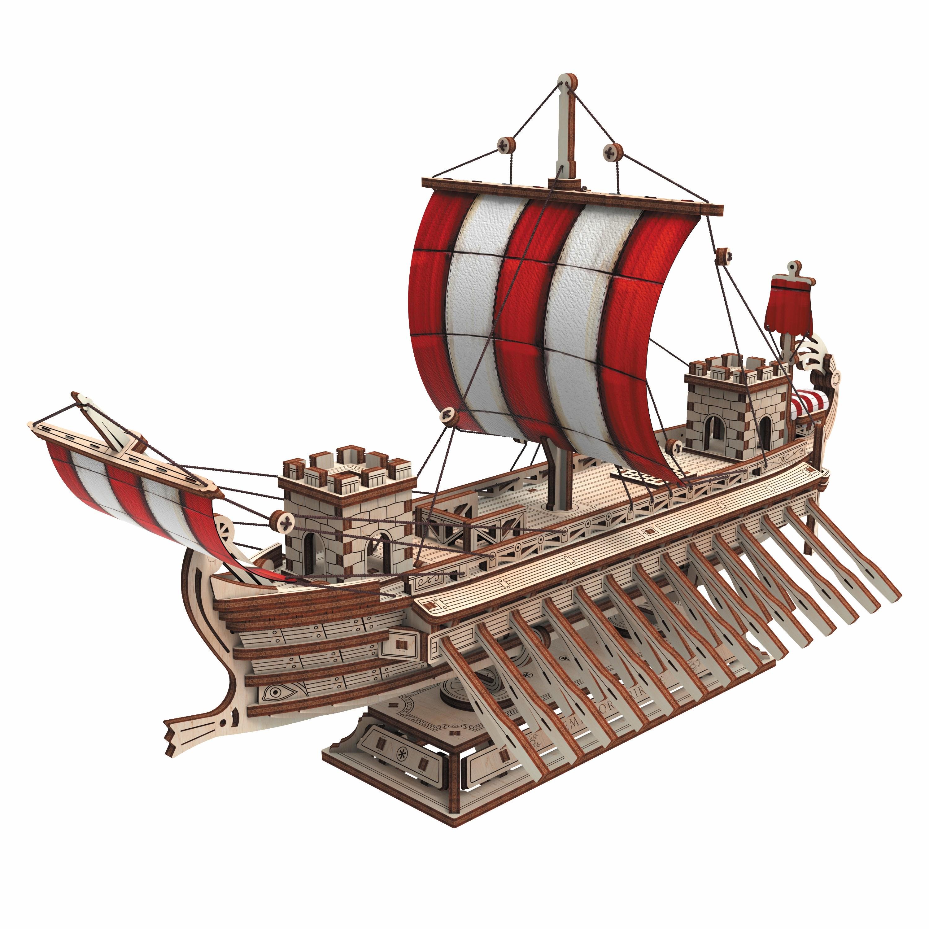 Конструктор деревянный Mr Playwood Корабль Императорская триера Черный Скорпион (10112) Конструктор деревянный Mr Playwood Корабль Императорская триера Черный Скорпион (10112)