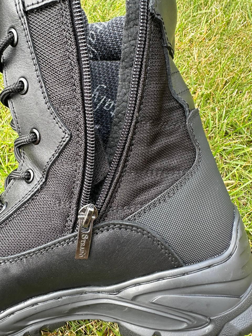 Берцы на молнии 7М2 осень-зима р. 38 Черный (150920252) - фото 4