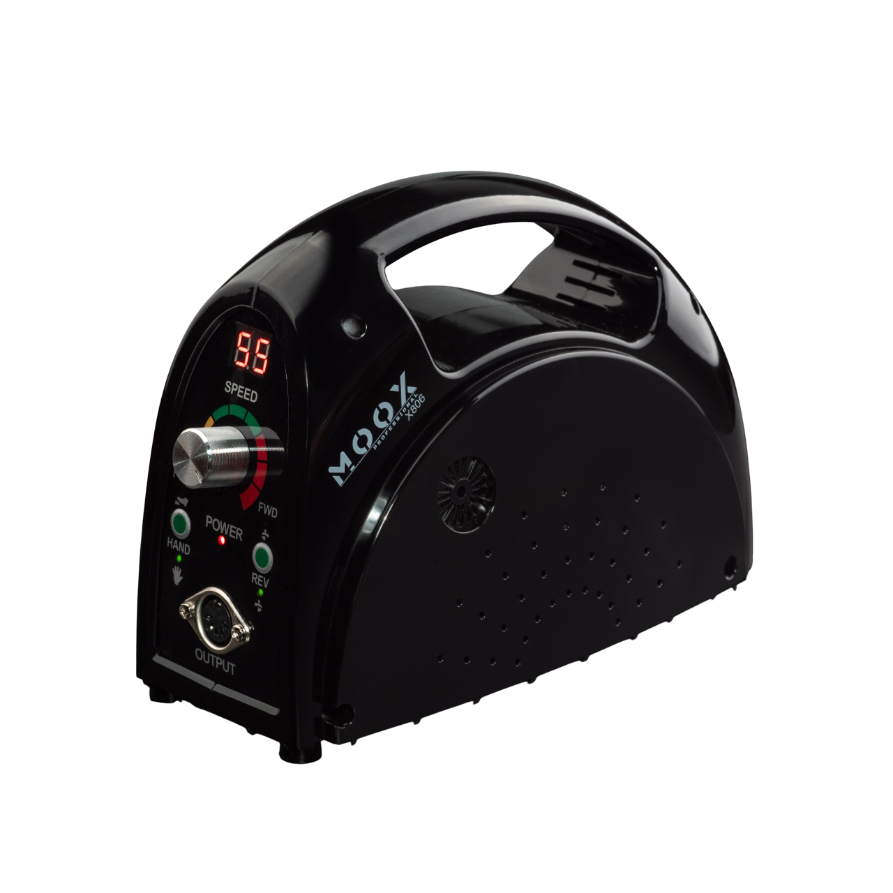 Фрезер профессиональный Мокс X806 80 Вт 55000 об/мин для маникюра и педикюра Черный