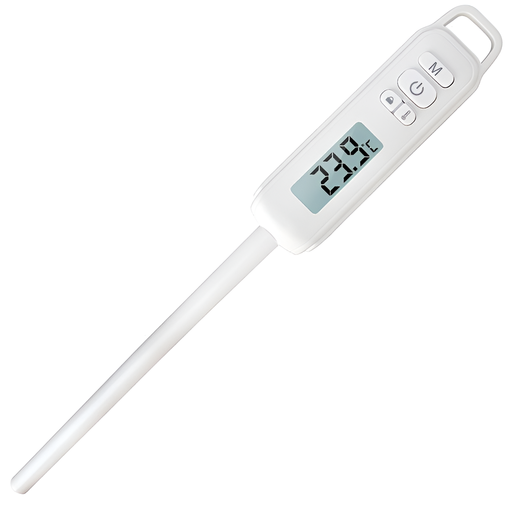 Термометр со щупом кухонный UChef B0606 пластиковый тубус для хранения до 300°C (1283) Термометр со щупом кухонный UChef B0606 пластиковый тубус для хранения до 300°C (1283)