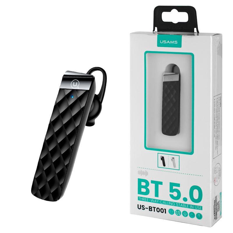 Гарнитура Bluetooth Usams BT1 Wireless Earphone Black (218249) - фото 2