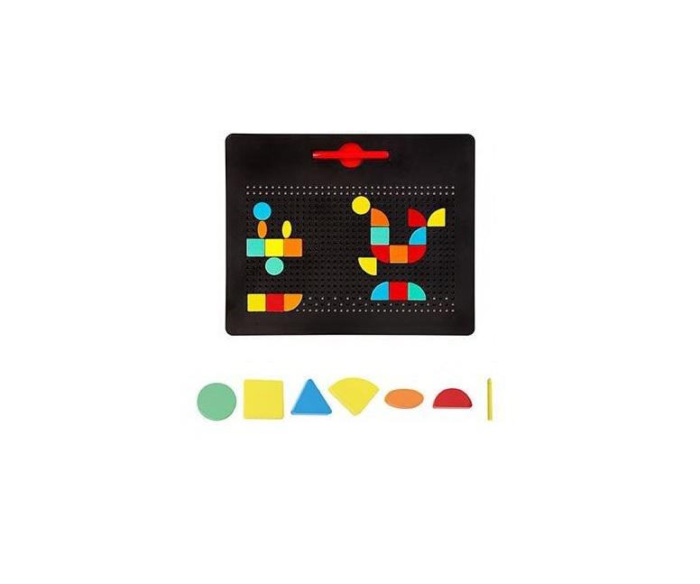 Дошка магнітна Drawing Board 2 види/магнітна гра/мозаїка Multicolor (120704)
