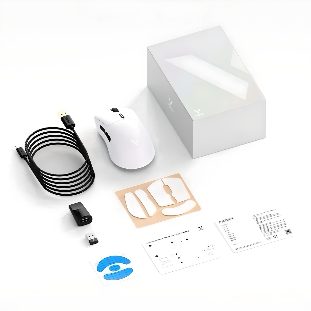 Комп'ютерна мишка Rapoo VT3 з комбінованим підключенням 26000 DPI 8kHz White (2635958611) - фото 3