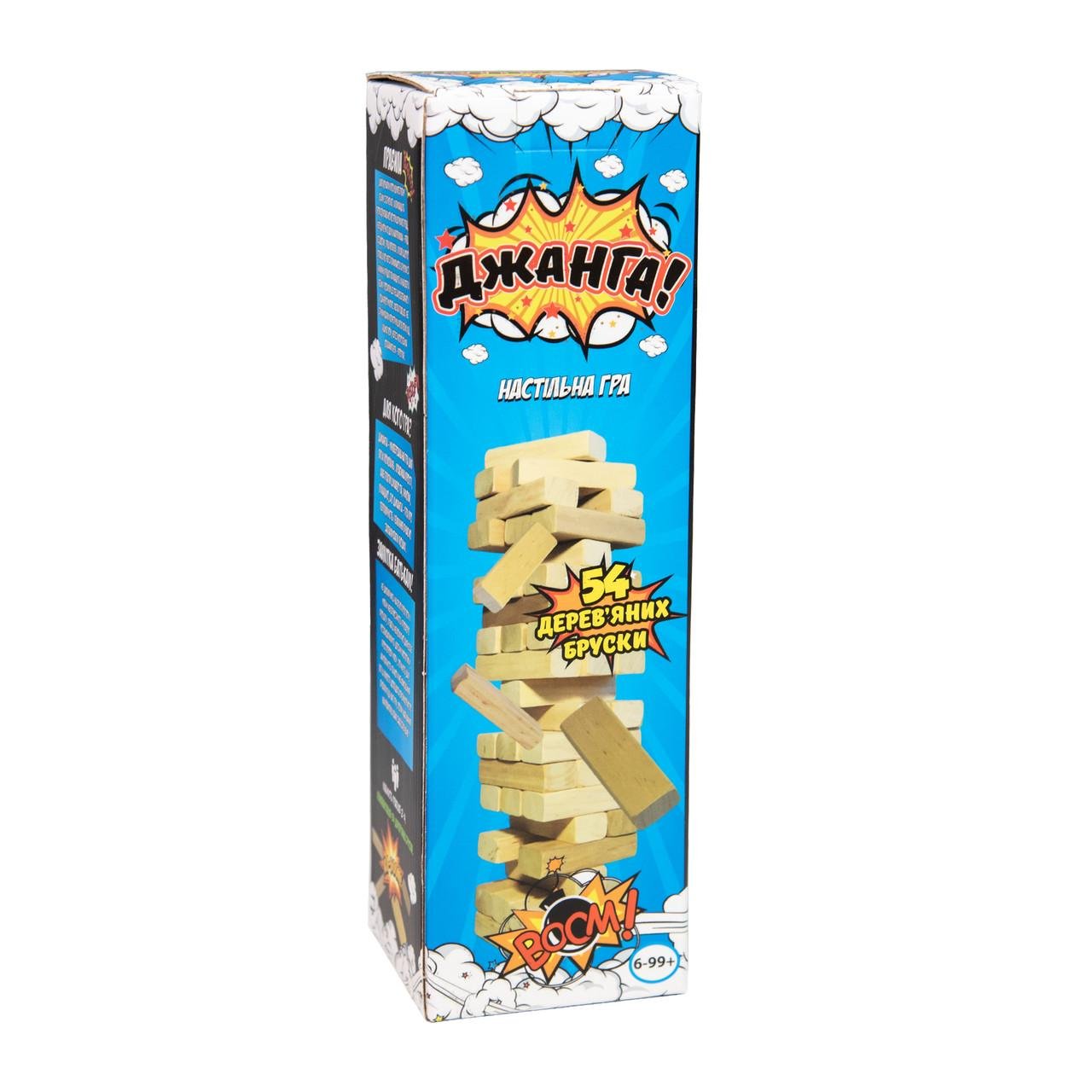Настільна гра гра Strateg Джанга дерев'яна (30770)