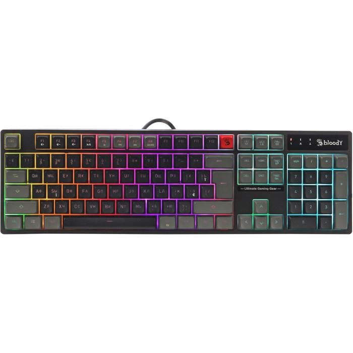 Клавиатура BLOODY B230N с украинской раскладкой RGB Black (36293347) Клавиатура BLOODY B230N с украинской раскладкой RGB Black (36293347)