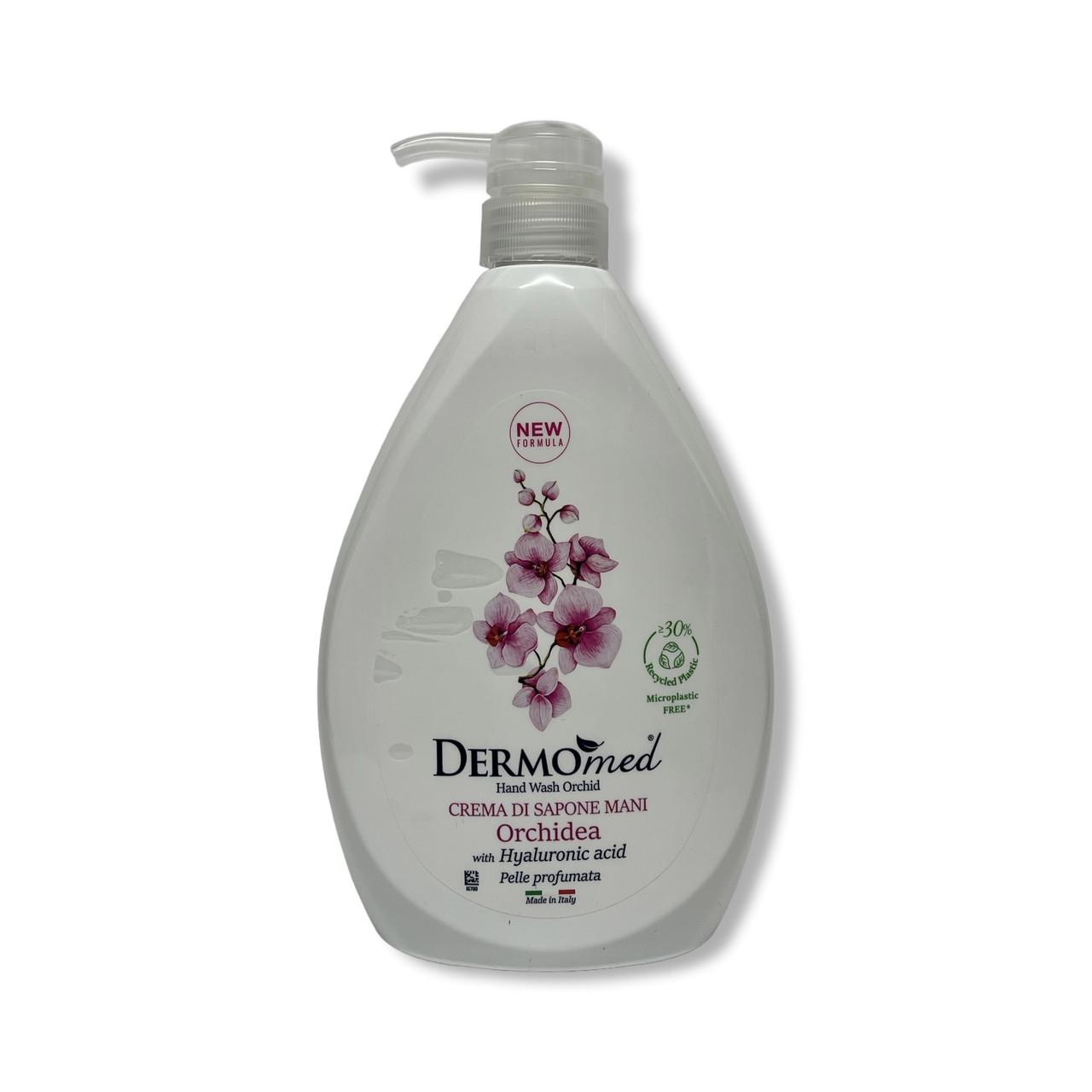 Мыло жидкое DERMO MED crema di sapone mani orchidea 1000 мл (1752931646)
