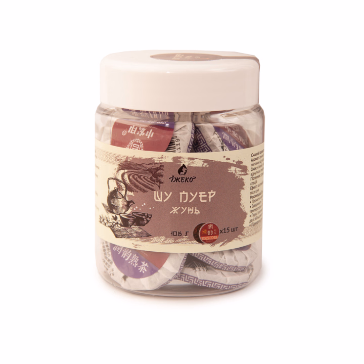 Чай Шу Пуер Жунь в міні-точках 15 шт. 7 г (4820223986365)